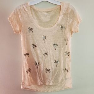 EUC Express Y2K XS Palm Tree T-Shirt